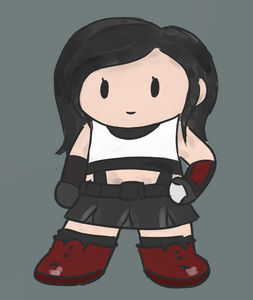 Tifa Doodle by shmoopycamp