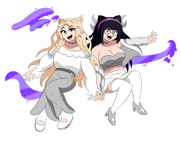 splatoon grandfest beth and tiff by SnoopLoop