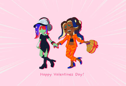 Dedf1sh and Marina by SpringChikn