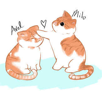 Axel and Milo by Bleep