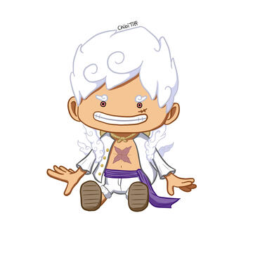 Luffy Gear 5 Pokopia Ditto Kid